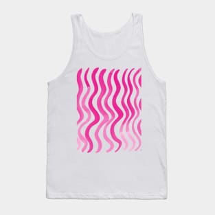 Wavy lines - pink Tank Top